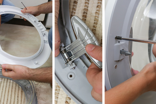 O desenho de algumas portas complica a tarefa. Se não tem muita destreza, é melhor contactar um profissional.